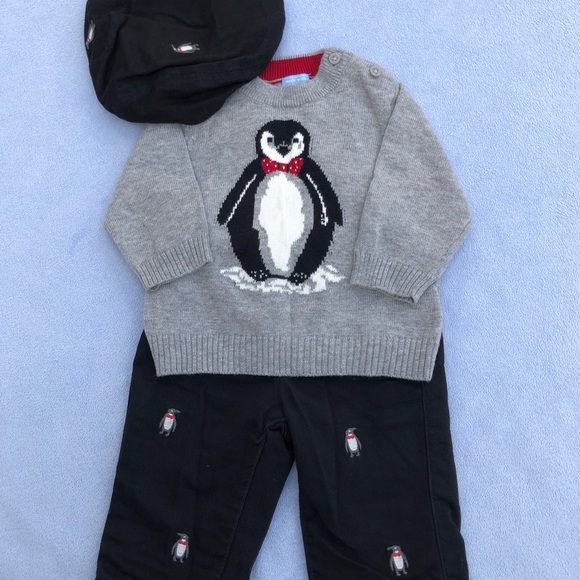 Carter’s Penguin 🐧 Holidays Sweater Size 3-6M - Picture 7 of 7